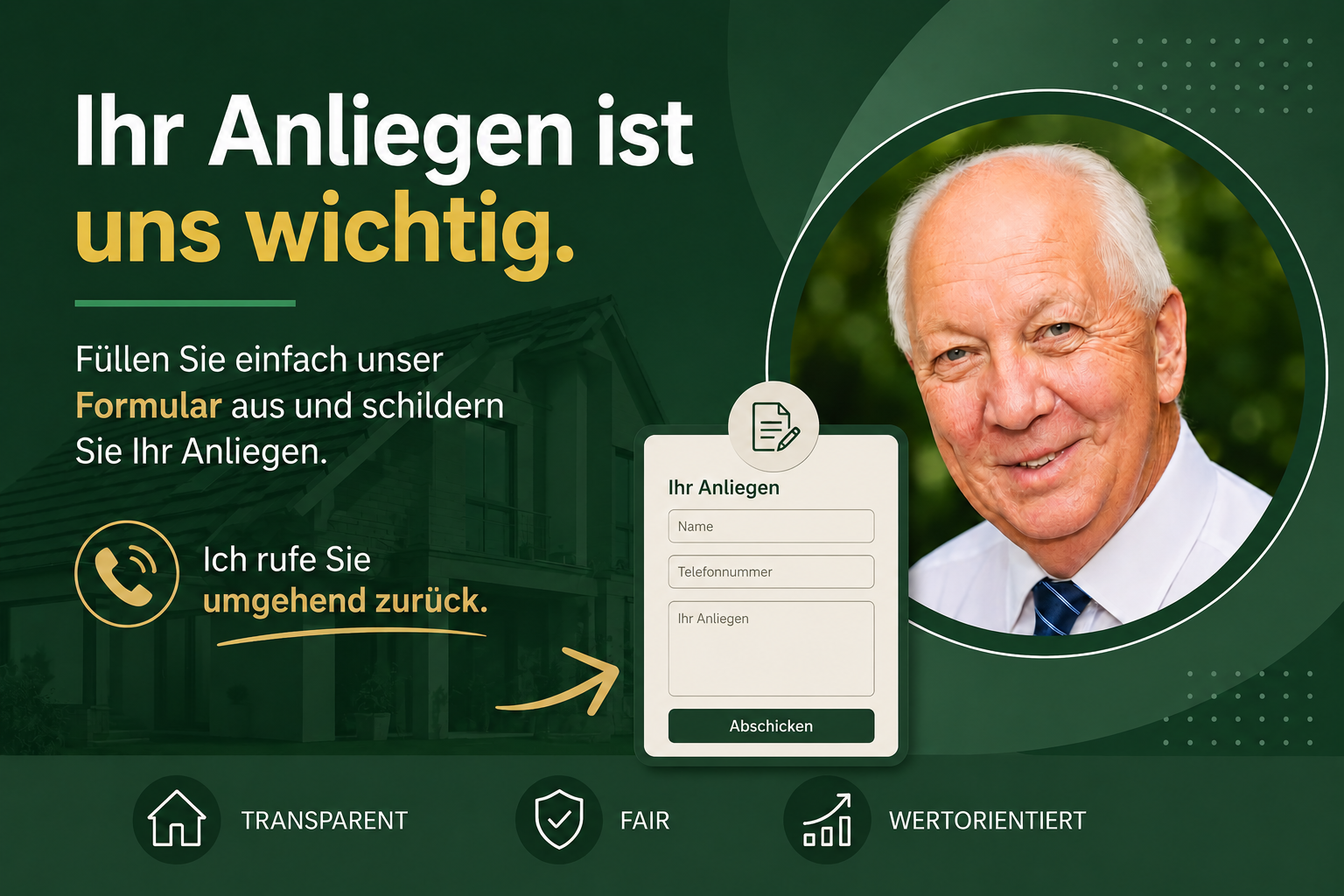 Ihr Anliegen ist uns wichtig - Immobilienagentur Jubelt