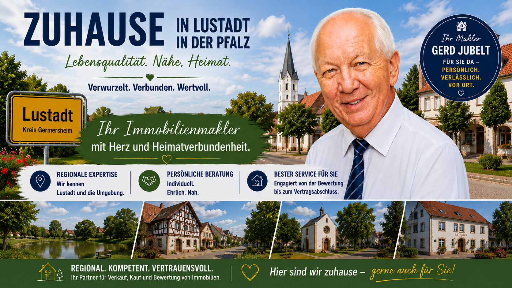 Immobilienmakler Lustadt - Immobilienagentur Jubelt