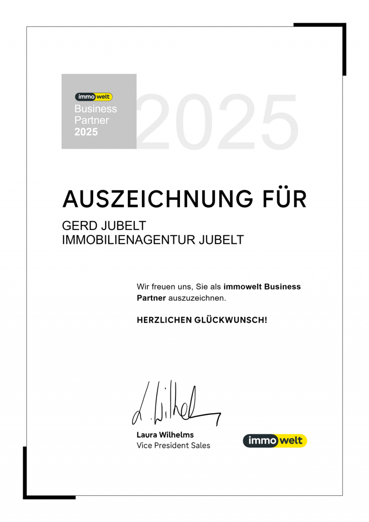 Immowelt Zertifikat
