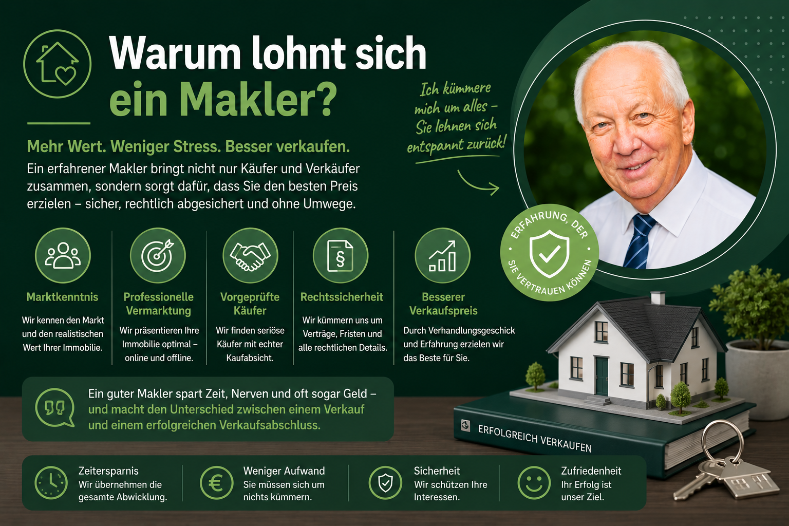 Warum sich ein Makler lohnt